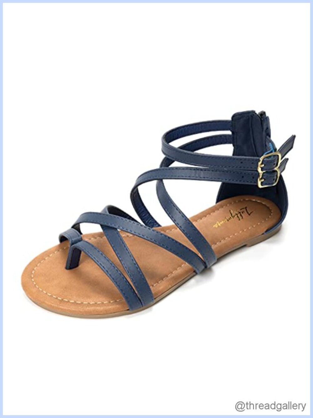 Women's Gladiator Fisherman Strap Flat Sandals Slip On Lightweight Summer